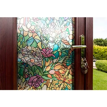 d-c-fix Floral Privacy Window Film for Home Decor