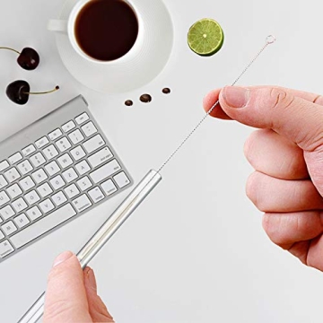 Reusable Glass Straws for Bubble Tea Smoothies Eco-Friendly