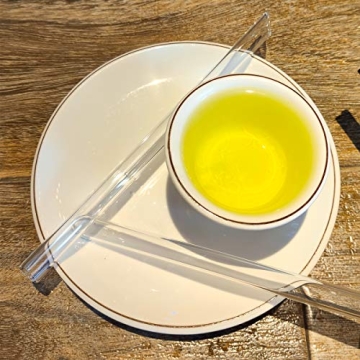 Reusable Glass Straws for Bubble Tea Smoothies Eco-Friendly