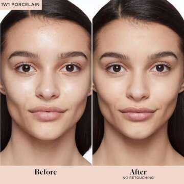 Laura Mercier Tinted Moisturizer Oil Free Natural Skin Perfector with SPF 20: All Day Shine Control, Sheer Coverage, Blurred Matte Finish, For Oily Skin, Skin Tint, Porcelain