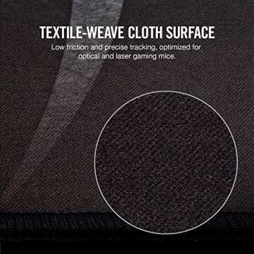 Corsair MM300 - Anti-Fray Cloth Gaming - High-Performance Mouse Pad Optimized for Gaming Sensors - Designed for Maximum Control - Extended, Multi Color