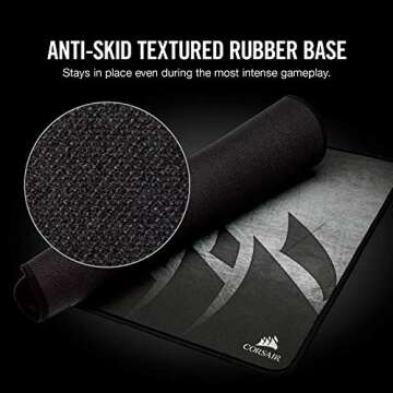 Corsair MM300 - Anti-Fray Cloth Gaming - High-Performance Mouse Pad Optimized for Gaming Sensors - Designed for Maximum Control - Extended, Multi Color