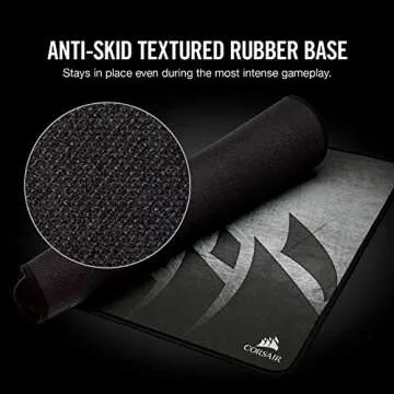 Corsair MM300 - Anti-Fray Cloth Gaming - High-Performance Mouse Pad Optimized for Gaming Sensors - Designed for Maximum Control - Extended, Multi Color