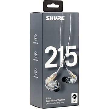 SHURE SE215 High Sound Isolation Earphones - Award Winning Sound