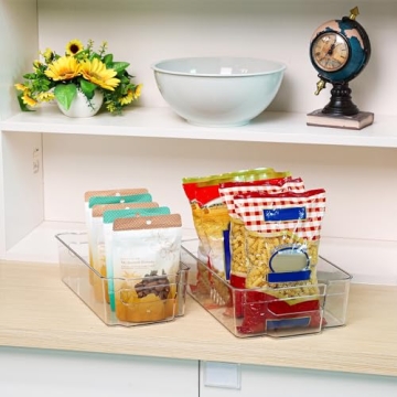 HOOJO Refrigerator Organizer Bins for Kitchen Clarity