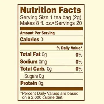 Celestial Seasonings Herbal Tea, Vermont Maple Ginger, Caffeine Free, 20 Count (Pack of 6)