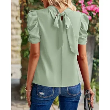 Stylish BTFBM Women’s Summer Boho Shirt Top - Floral Design