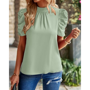 Stylish BTFBM Women’s Summer Boho Shirt Top - Floral Design