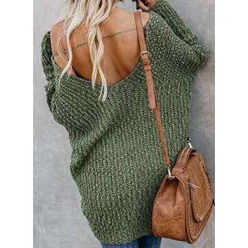 Astylish Women's Sexy Off The Shoulder Knit Sweater