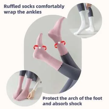 Culeotah Pilates Socks - Stylish Non-Slip Grippy Socks