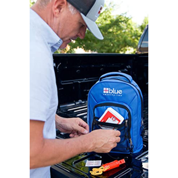 72 Hour Emergency Survival Backpack Kit - Blue Seventy-Two