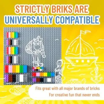 Strictly Briks Compatible with Lego Toy Building Block, Vibrant Colors, 336 Pieces, Classic Bricks Building Starter Kit for Kids, 100% Compatible with All Major Brick Brands