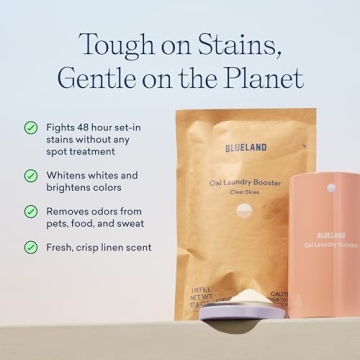 BLUELAND Eco-Friendly Oxi Laundry Booster for Fresh Clothes