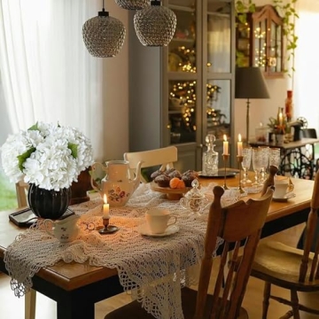 Stunning YalzoneMet 3 PCS White Hydrangea Faux Flowers