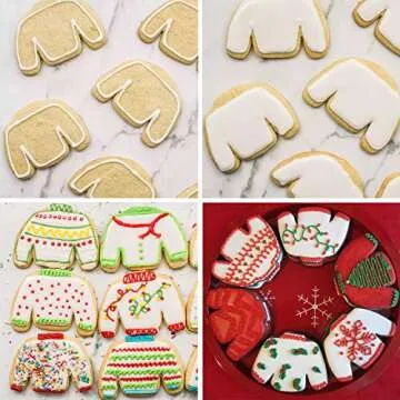 Ugly Sweater Cookie Cutter Set - Holiday Fun for All Ages
