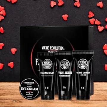 Viking Revolution Men's Facial Skin Care Kit for Healthy Skin