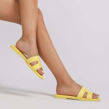 Stratuxx Kaze Women's Dressy Summer Flat Sandals