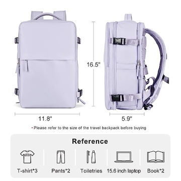 Laptop Travel Backpack for Airplane Underseat Carry-On