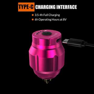 Wormhole Wireless Tattoo Machine Kit for Creative Artists