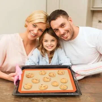 Silicone Baking Mat Set of 3 for Easy Baking Cleanup