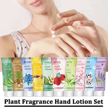 Natural Plant Fragrance Hand Cream ,Moisturizing Hand Lotion With Shea Butter For Women