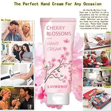 Natural Plant Fragrance Hand Cream ,Moisturizing Hand Lotion With Shea Butter For Women