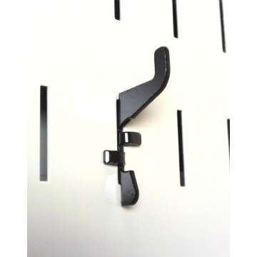 Wall Control Standard Slotted Hook Pack - Slotted Metal Pegboard Hooks Pegboard and Slotted Tool Boa...