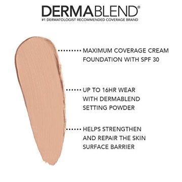 Dermablend Cover Care Foundation with SPF 30, 15C Cool Beige 1 oz.
