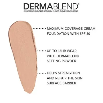 Dermablend Cover Care Foundation with SPF 30, 15C Cool Beige 1 oz.
