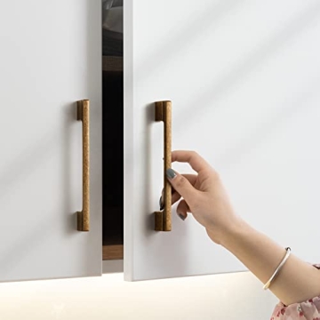 Goo-Ki Vintage Brass Drawer Handles for Cabinet Upgrade