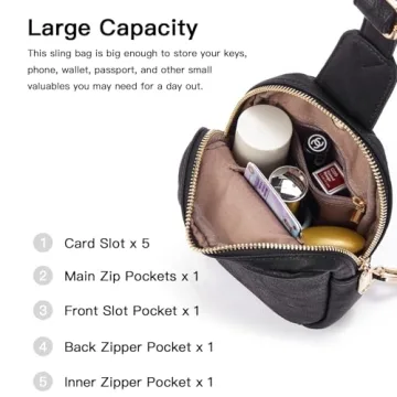 Telena Small Sling Bag for Women Stylish Crossbody Fanny Pack