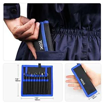 XOOL Precision Tweezers Set – Premium 10 Pcs Kit