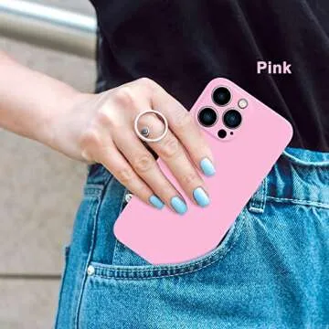 Stylish ANDATE iPhone 13 Pro Max Case in Pink