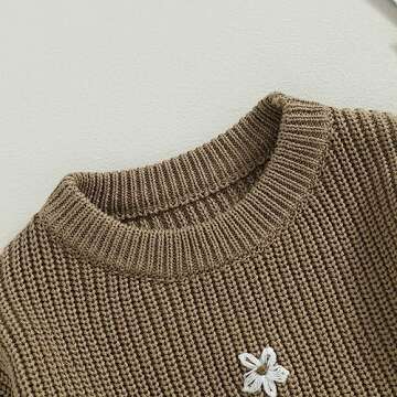 Stylish Toddler Knit Sweater for Fall and Winter