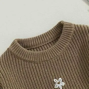Stylish Toddler Knit Sweater for Fall and Winter