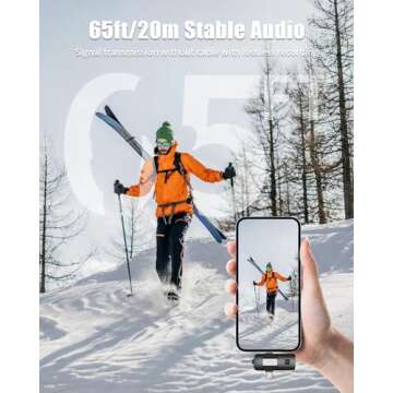 Tearstone Mini Microphone for iPhone Android USB-C Recording