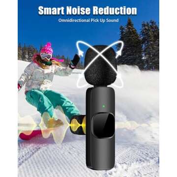 Tearstone Mini Microphone for iPhone Android USB-C Recording