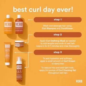 VERB Curl Foaming Gel – Frizz Control Mousse for Curl Definition – Curl Enhancing Hair Product for Medium Hold – Locking Gel for Waves, Soft Curls and Coils, 6.7 fl oz
