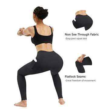 High Waist Yoga Pants with Pockets – Fengbay