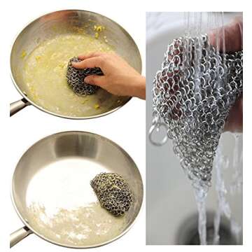 KitCast Premium Cast Iron Cleaner Set with Accessories