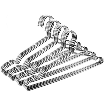 Seropy Stainless Steel Clothes Hangers 40 Pack Space Saving