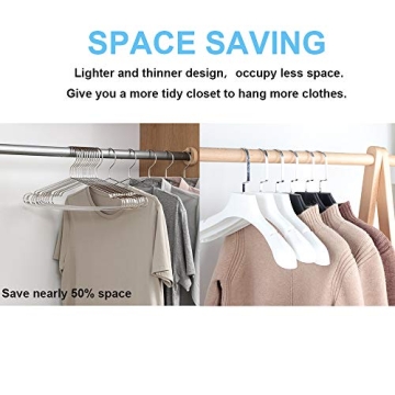 Seropy Stainless Steel Clothes Hangers 40 Pack Space Saving