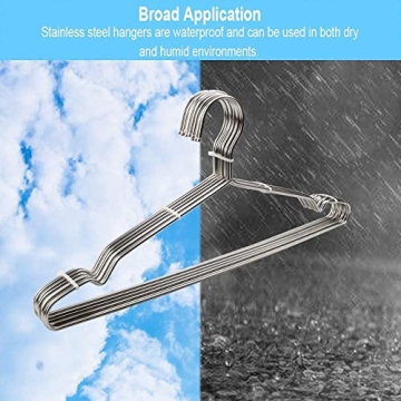 Seropy Stainless Steel Clothes Hangers 40 Pack Space Saving