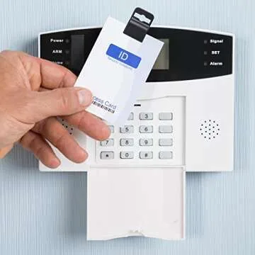 Eaasty Black Gripper Card Holder Clamps Black Swipe Plastic ID Card Secure Badge Holder for Standard Thickness ID Badge, CAC, Chip or Swipe(40 Pcs)