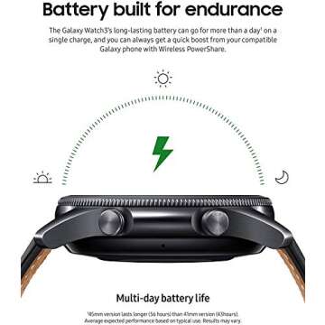 Samsung Galaxy Watch 3 - Advanced Health & Fitness Tracking