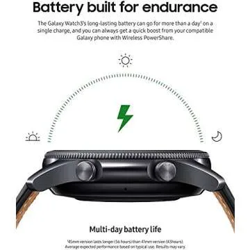 Samsung Galaxy Watch 3 - Advanced Health & Fitness Tracking