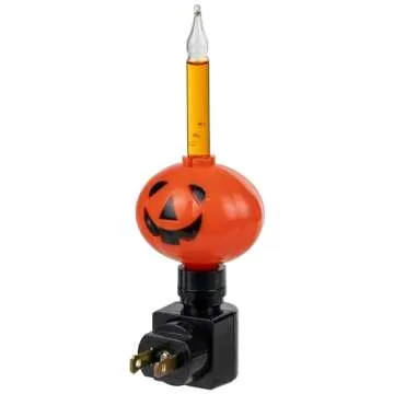 Northlight Jack-O-Lantern Halloween Bubble Night Light