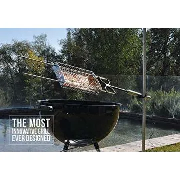 KANKA Rotisserie Grill for Home and Campfire Cooking