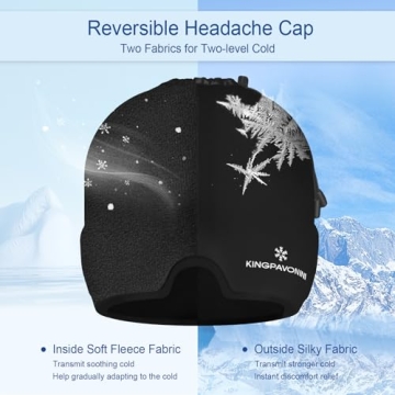 KingPavonini Gel Ice Migraine Headache Relief Cap