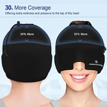 KingPavonini Gel Ice Migraine Headache Relief Cap